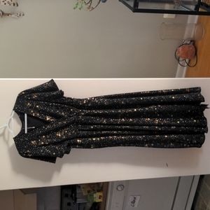Bloomchic shiny gold star dress